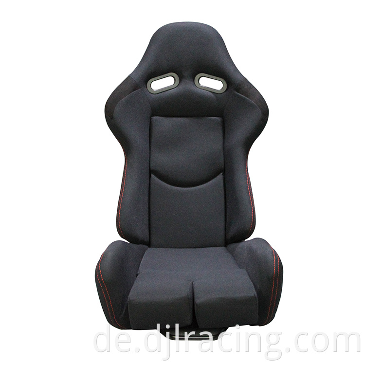 Custom Logo Kohlefaser Günstige sportlich einstellbare Sitzsicherheit für Erwachsene 4 Autositz